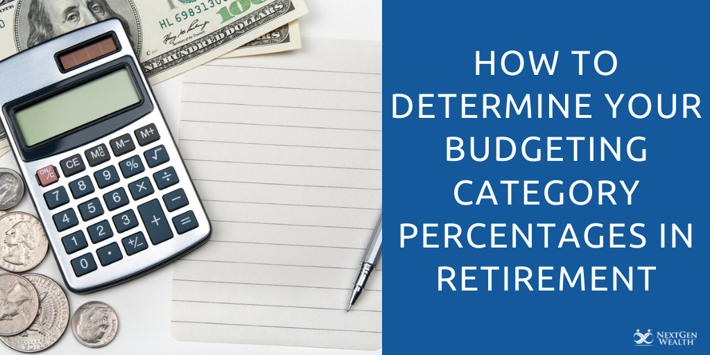 how to determine your budgeting category percentages in retirerment
