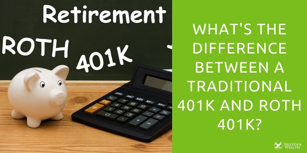 whats the difference between a traditional 401k and roth 401k